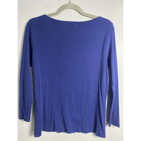 Vineyard Vines Women's Medium Staple Classic Comfort Blue Shirt Boatneck. EUC - Picture 2 of 6